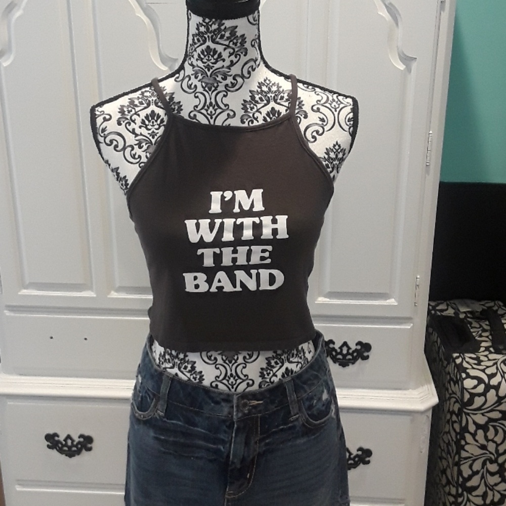 💜3 for $25 I'm with the band tank size M P2
